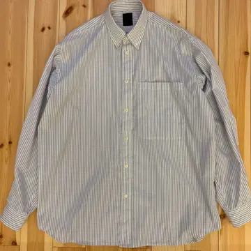 [ DAIWA PIER39 ] 테크 버튼 다운 스트라이프 그레이 M