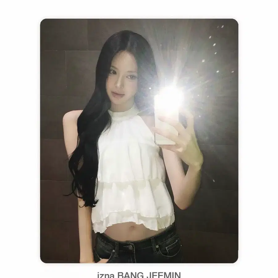 Dear rosy chiffon halter blouse, White 디어 로지 쉬폰