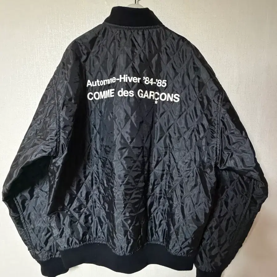 cdg 스태프 블루종 퀼팅 XL