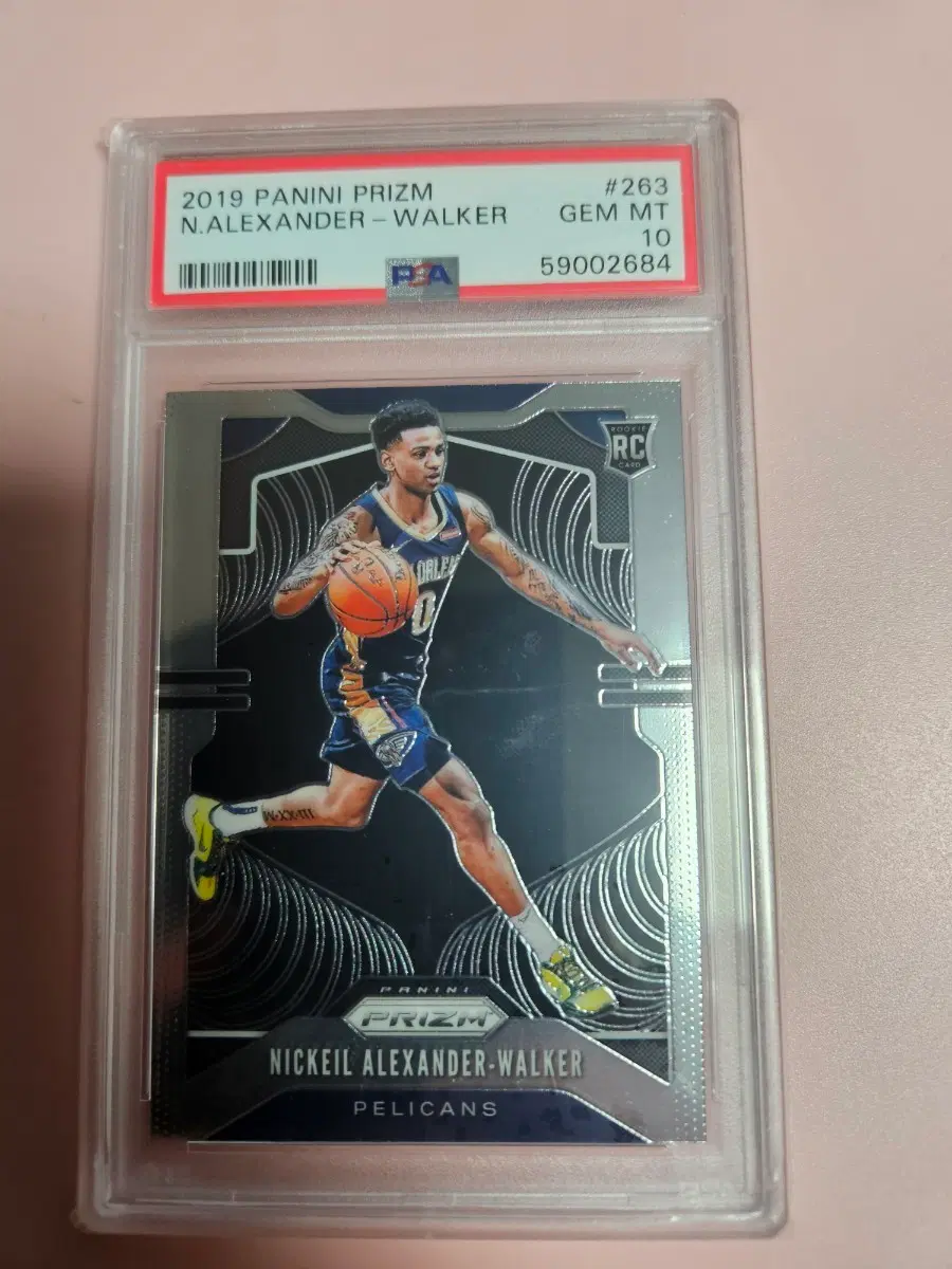 NBA)니켈 알렉산더 워커 PSA 10등급 2019 파니니 프리즘 루키
