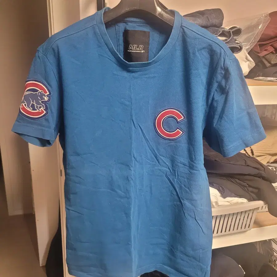 MLB 시카고 컵스 반팔 티셔츠 블루95