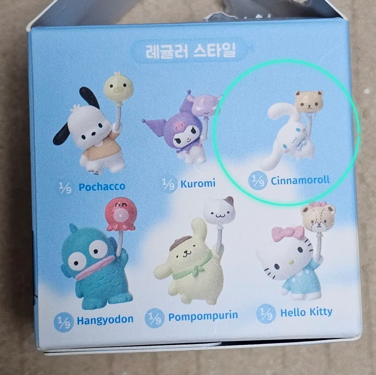 미개봉) 산리오캐릭터즈 어드벤처 벌룬 시리즈 피규어 시나모롤