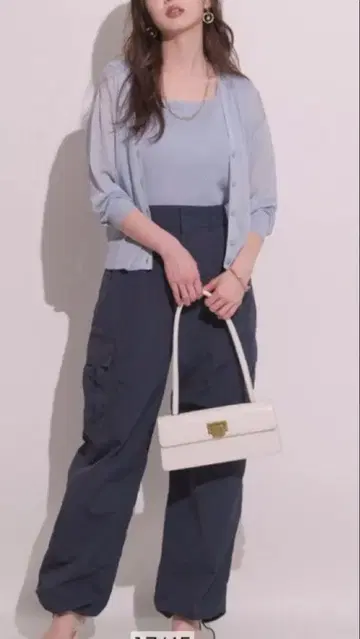 택 포함 새상품 저스길리티 나일론 카고 팬츠