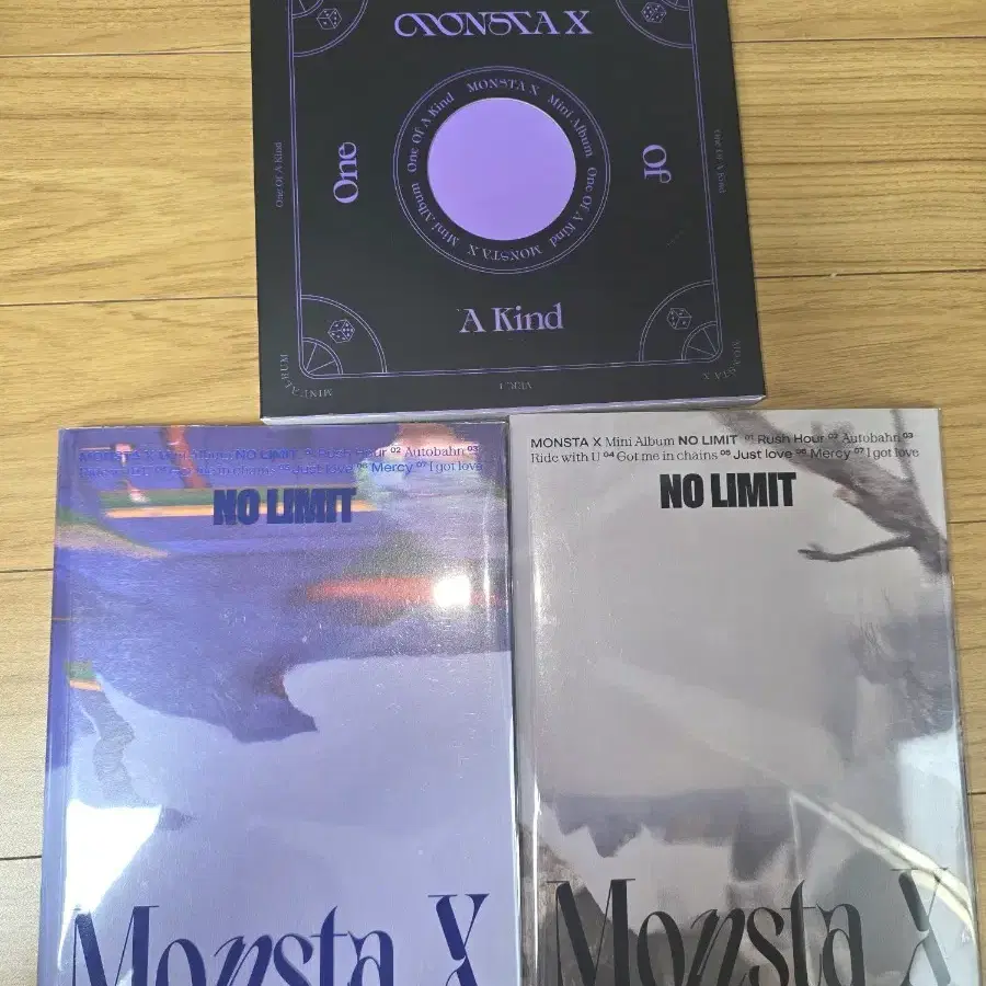 몬스타엑스 NO LIMIT 앨범 포토카드 포함