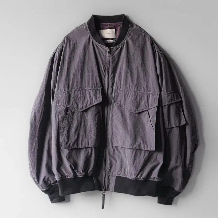 [3] 아워셀브스 26SS Vintage Washed Flight Jacket Charcoal