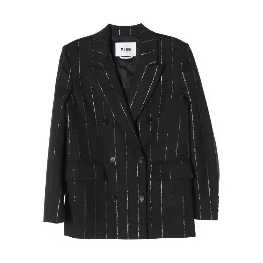 엠에스지엠 MSGM 22FW 스트라이프 더블 브레스트 울 블레이저 재킷