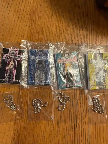 DEATH NOTE 아크릴 키링 4개 세트