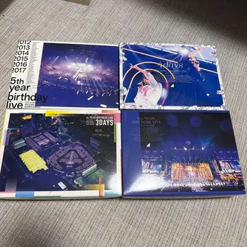 노기자카46 YEAR BIRTHDAY LIVE DVD 4세트