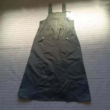 프론트 지퍼 살로펫 카키