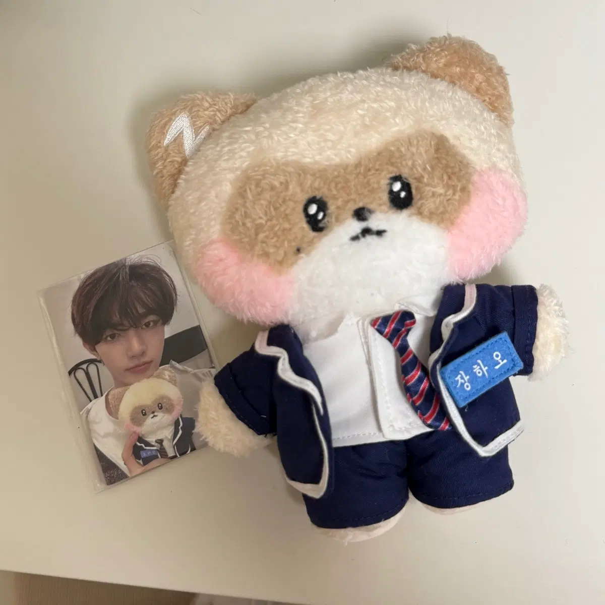 앤더블 장하오 교복 하니니 인형 포카 세트