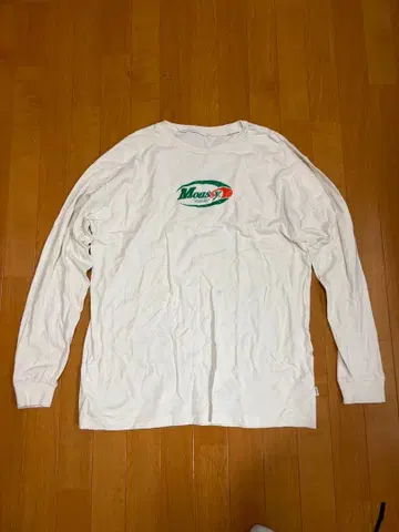 MOUSSY 긴팔 상의 화이트 프리 사이즈