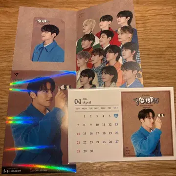 니시테츠 버스 SEVENTEEN 민규 스티커 엽서