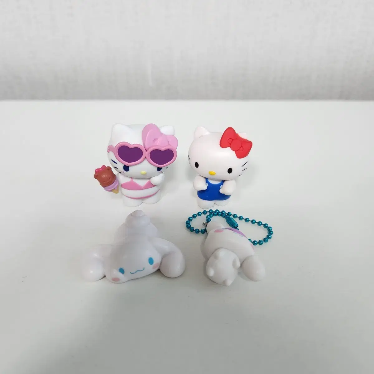 산리오 키티 시나모롤 피규어 4종 세트