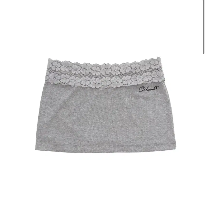 오드원아웃 MONO LACE SKIRT M.GRAY 모노 레이스 스커트 그레이
