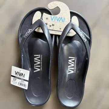 VIVA! ISLAND SANDALS 비치 샌들 블랙 27cm