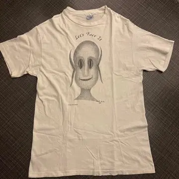 90s 양면 프린트 아트 T vintage 레어