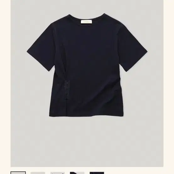 스무드무드 Closure Tee Dark Navy