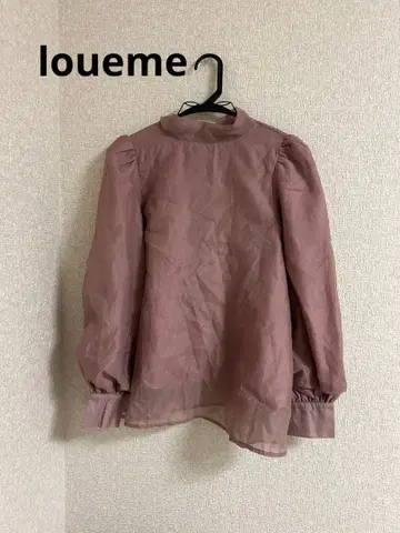 loueme 2WAY 볼륨 슬리브 보타이 블라우스