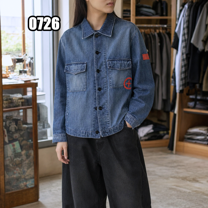 L 스톤아일랜드 빈티지 아카이브 데님 셔츠 자켓