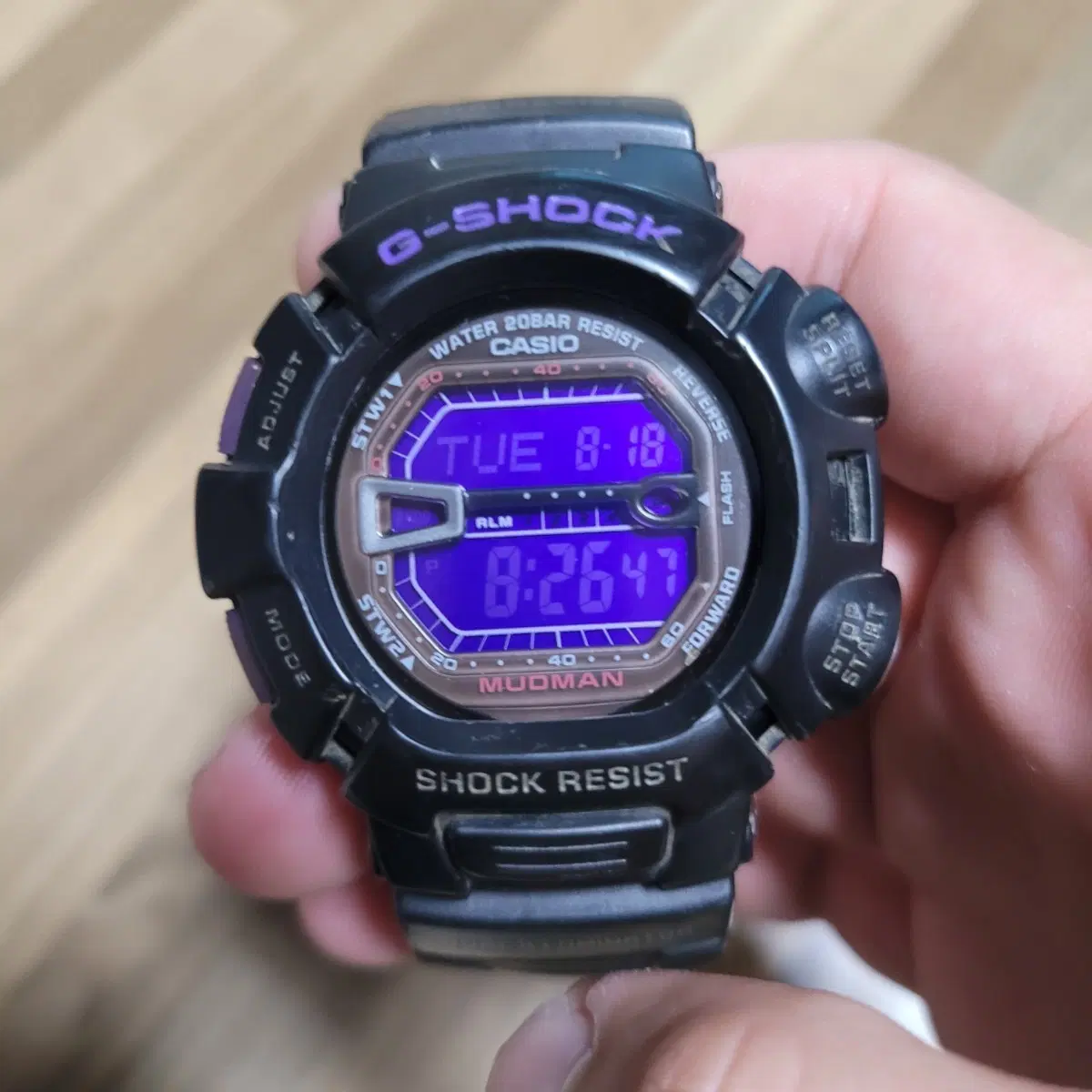 카시오 지샥 머드맨 G-9000BP 시계
