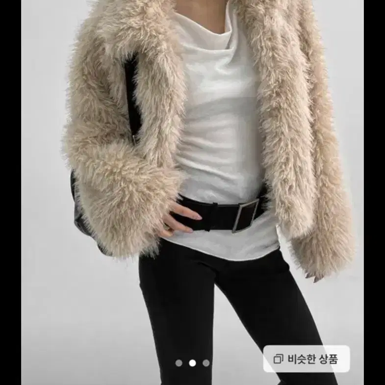 블랙업 자체제작 로스너 누빔 퍼자켓