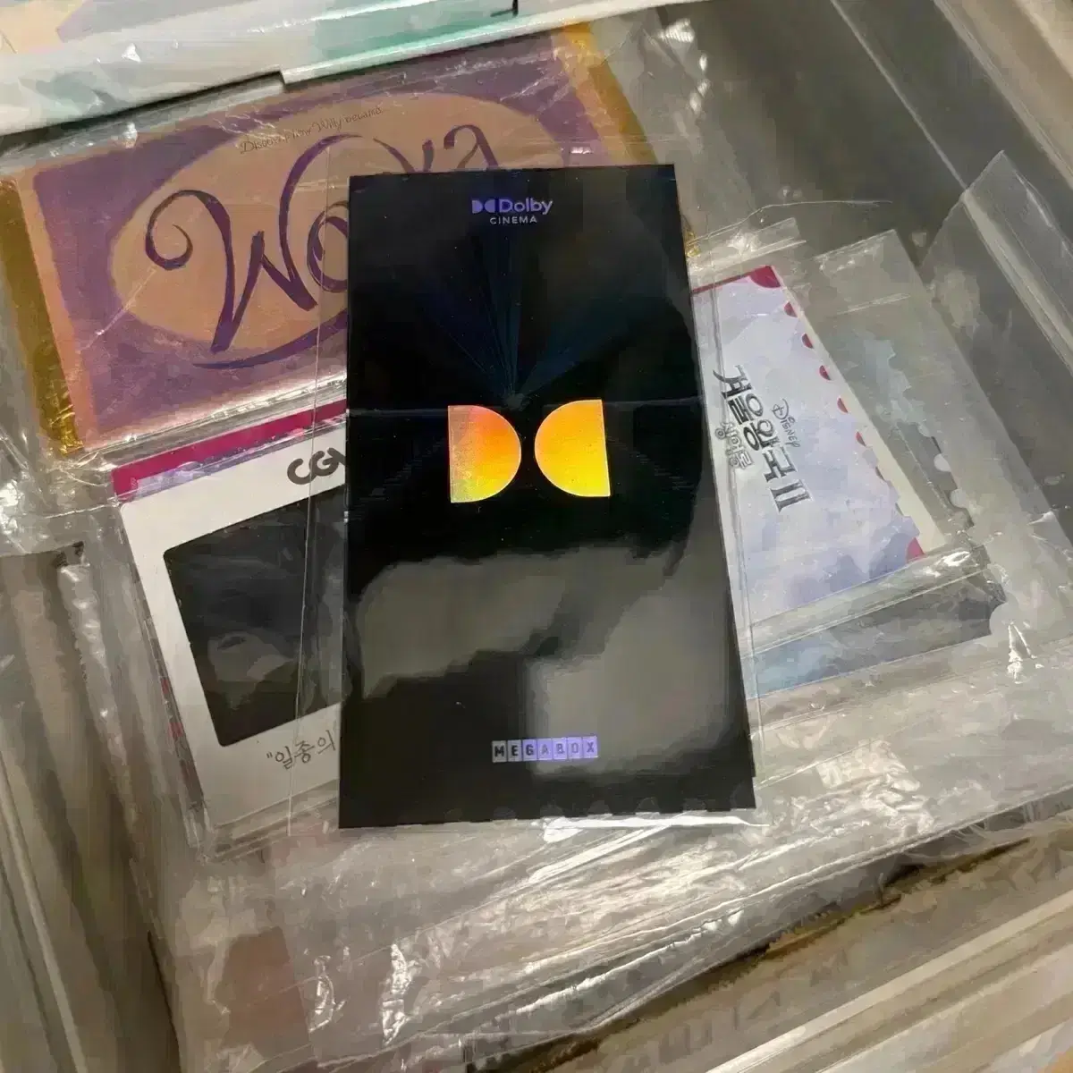 돌비 오리지널티켓 오티 메가박스 Dolby굿즈 알라딘 오티 돌비월렛 티켓