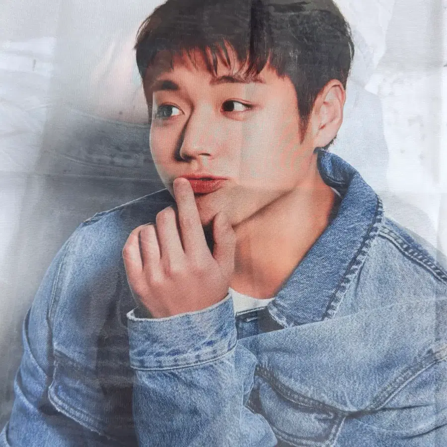 박지훈 기영이 숯불 두마리 치킨 패브릭 포스터 청자켓