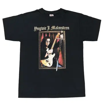 미사용 YNGWIE MALMSTEEN 01년 재팬 투어 T셔츠
