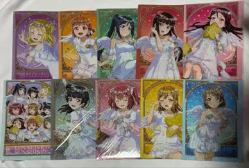 러브 라이브 A5 홀로그램 클리어 파일 Aqours SEGA 전 10종
