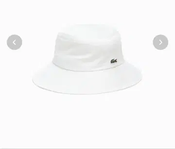 LACOSTE 버킷햇 화이트