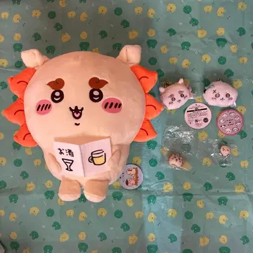 치이카와(먼작귀) 시사 랏코 봉제 인형 파우치 가챠가챠 5종 세트