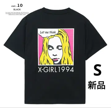X-girl 엑스걸 팝 페이스 숏 슬리브 반팔 티셔츠