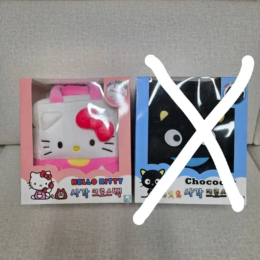 (새상품) 산리오 헬로키티 초코캣 사각 크로스백