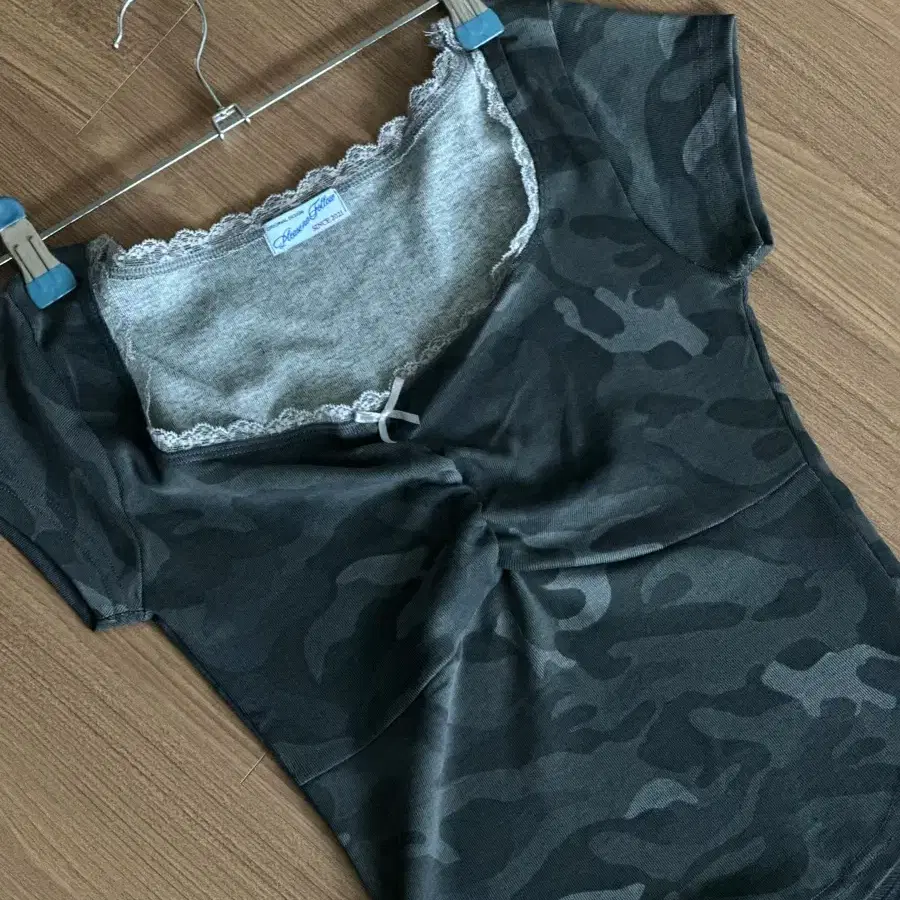 플리즈노팔로우 플노팔 카모 반팔티