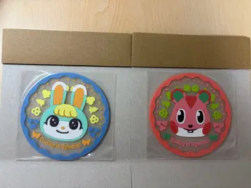동물의 숲 클리어 러버 코스터 2개 세트