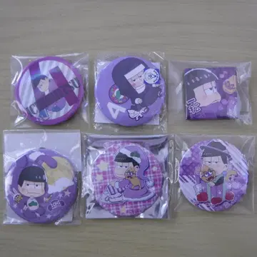 오소마츠 6쌍둥이 이치마츠 캔뱃지 6개 세트 콜라보 크리스마스 시스터 외