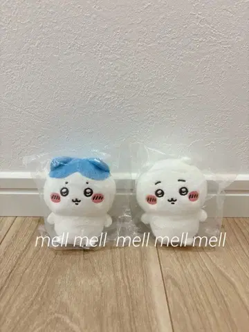 치이카와 앉아 봉제 인형 2개