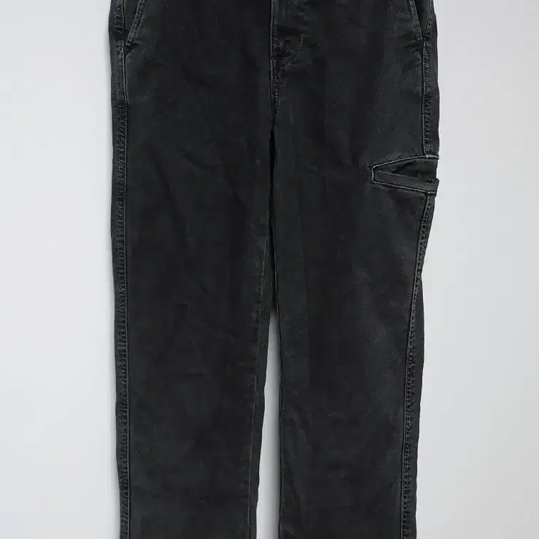 자라(ZARA) 워시드 카펜터 데님 팬츠 흑청 (29~30)