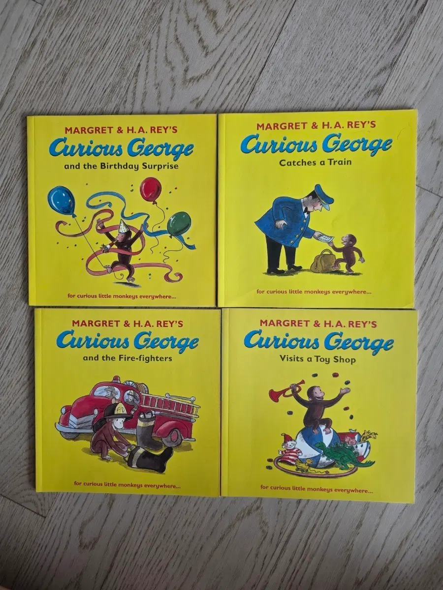 Curious George  영어 원서 4권