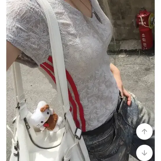 논콜맨션 레이스 셔츠