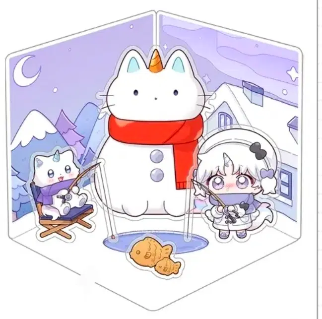 스텔라이브 아야츠노유니 아크릴 디오라마 판매
