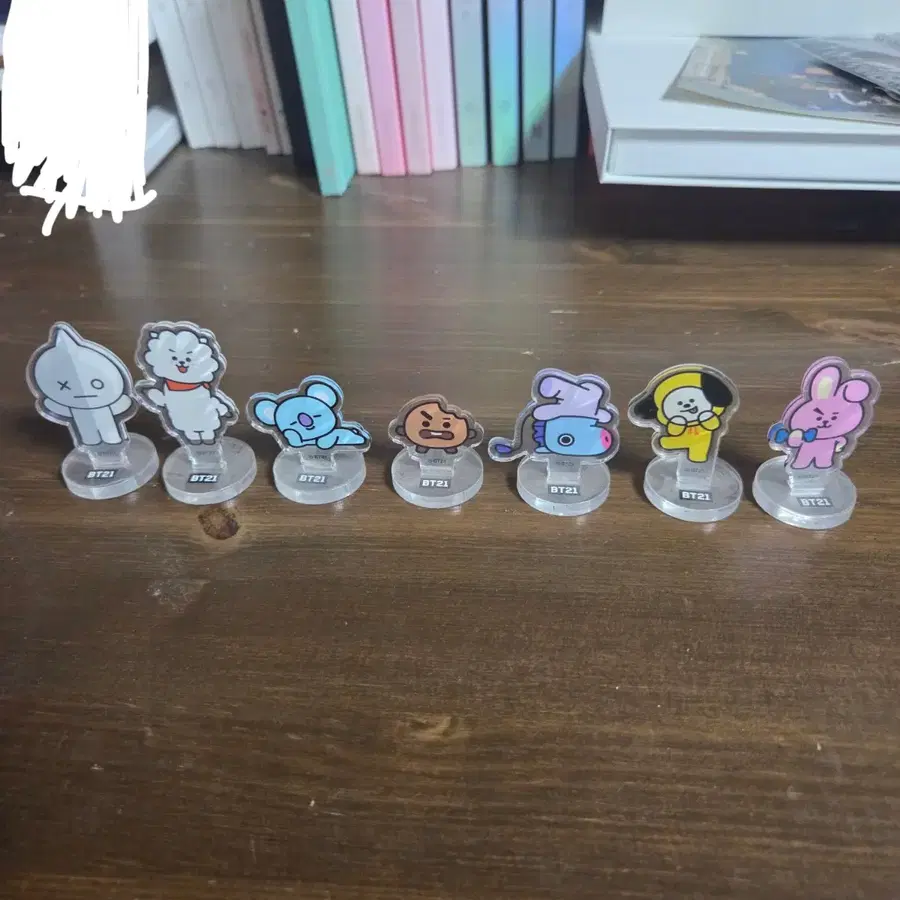 일괄)BT21 캐릭터 아크릴 스탠드 7종 세트 bt21 BTS bts 방탄 방탄소년단 공굿