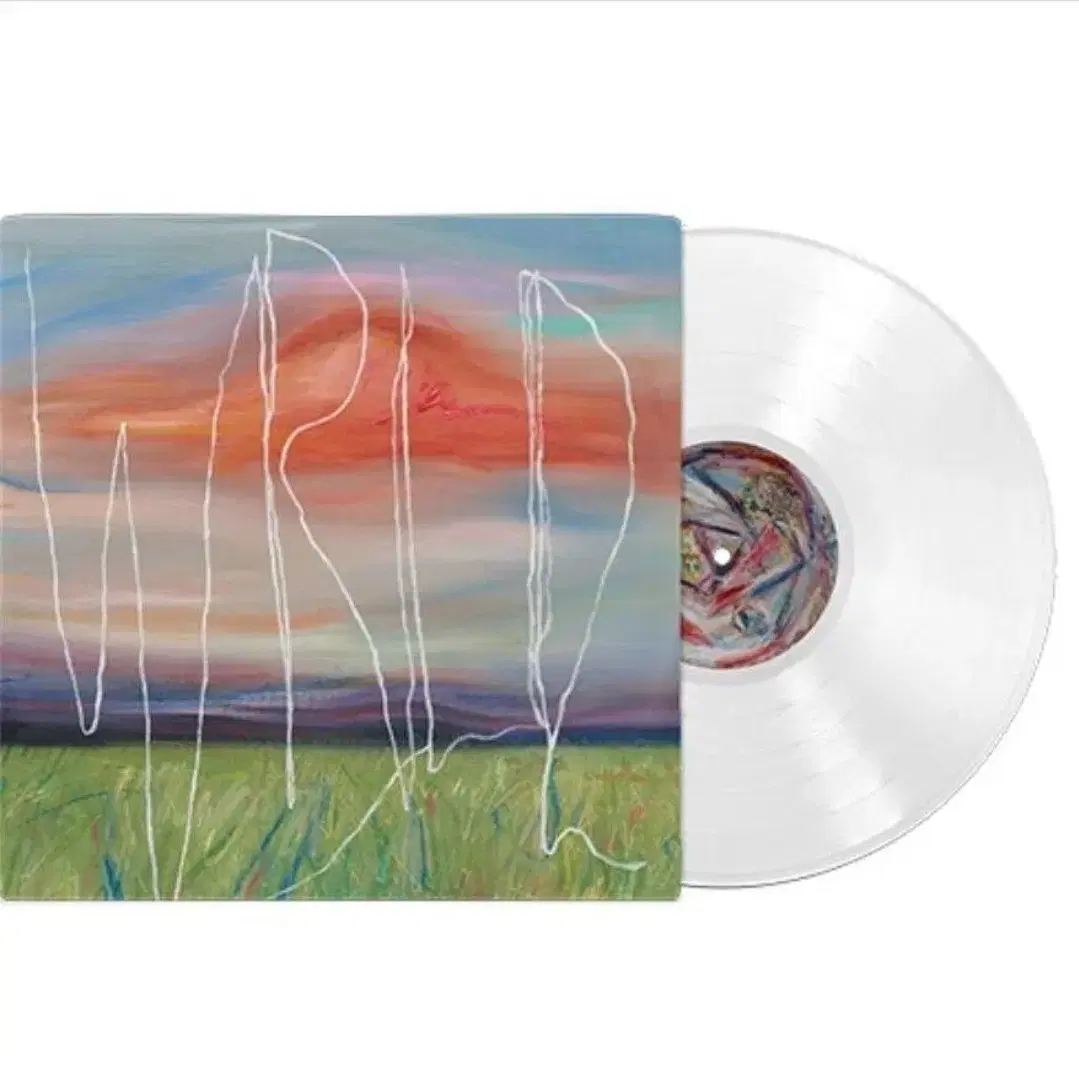 (미개봉)더 로즈 lp WRLD [화이트 컬러 LP](한정반)