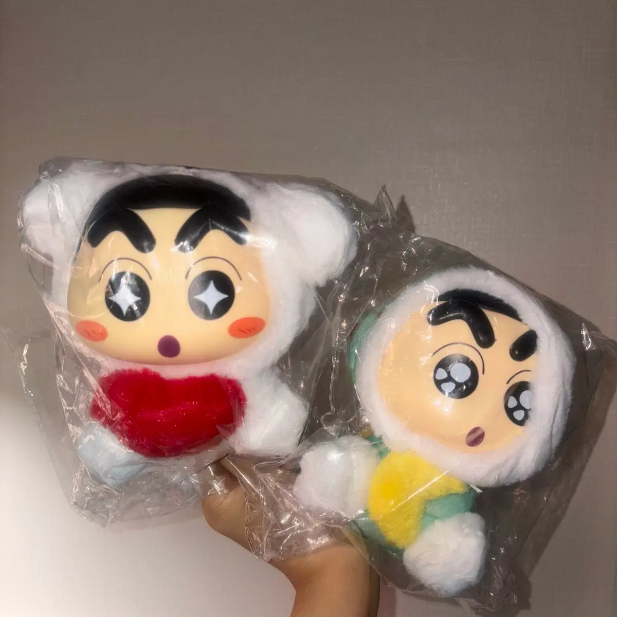 짱구 잠옷 흰둥이 라부부 인형 2개 세트