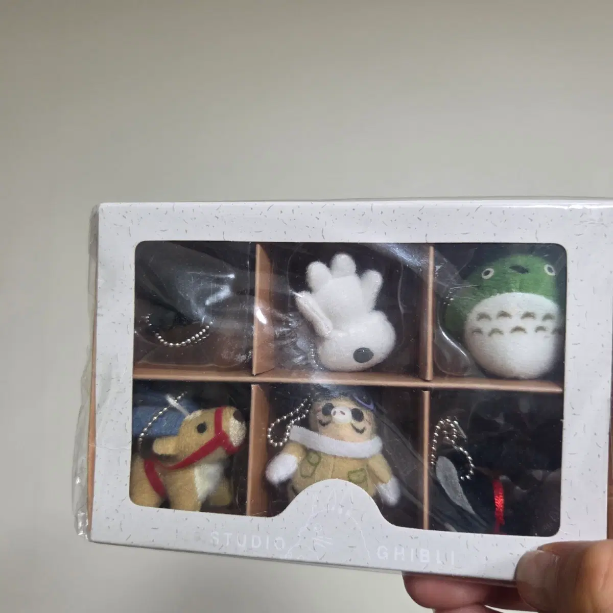 빈티지 토이 인형 고전 만화 피규어 캐릭터 일본 레트로 지브리 토토로 돼지 키링 스트랩 세트
