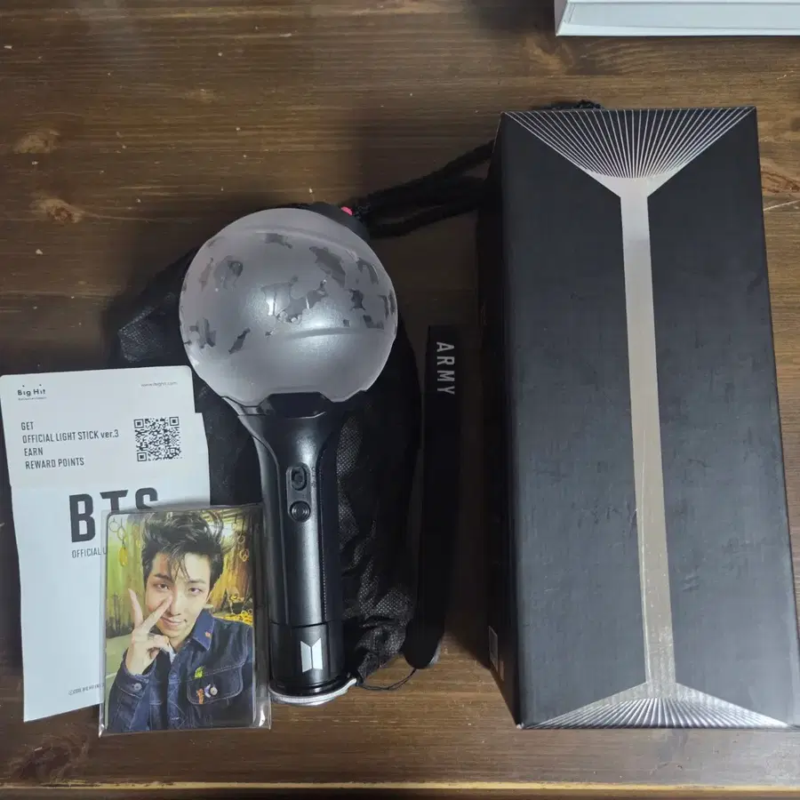 풀세트)BTS 공식 응원봉 아미밤 ver.3 포토카드 포함 방탄소년단 bts