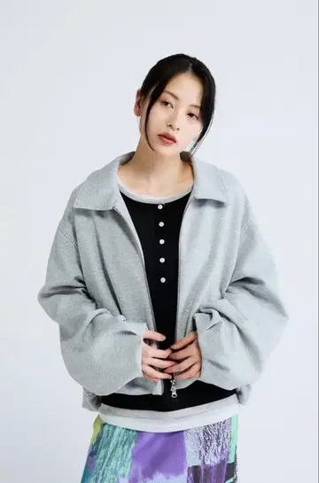 JEANASIS 종이벌룬 블루종 그레이