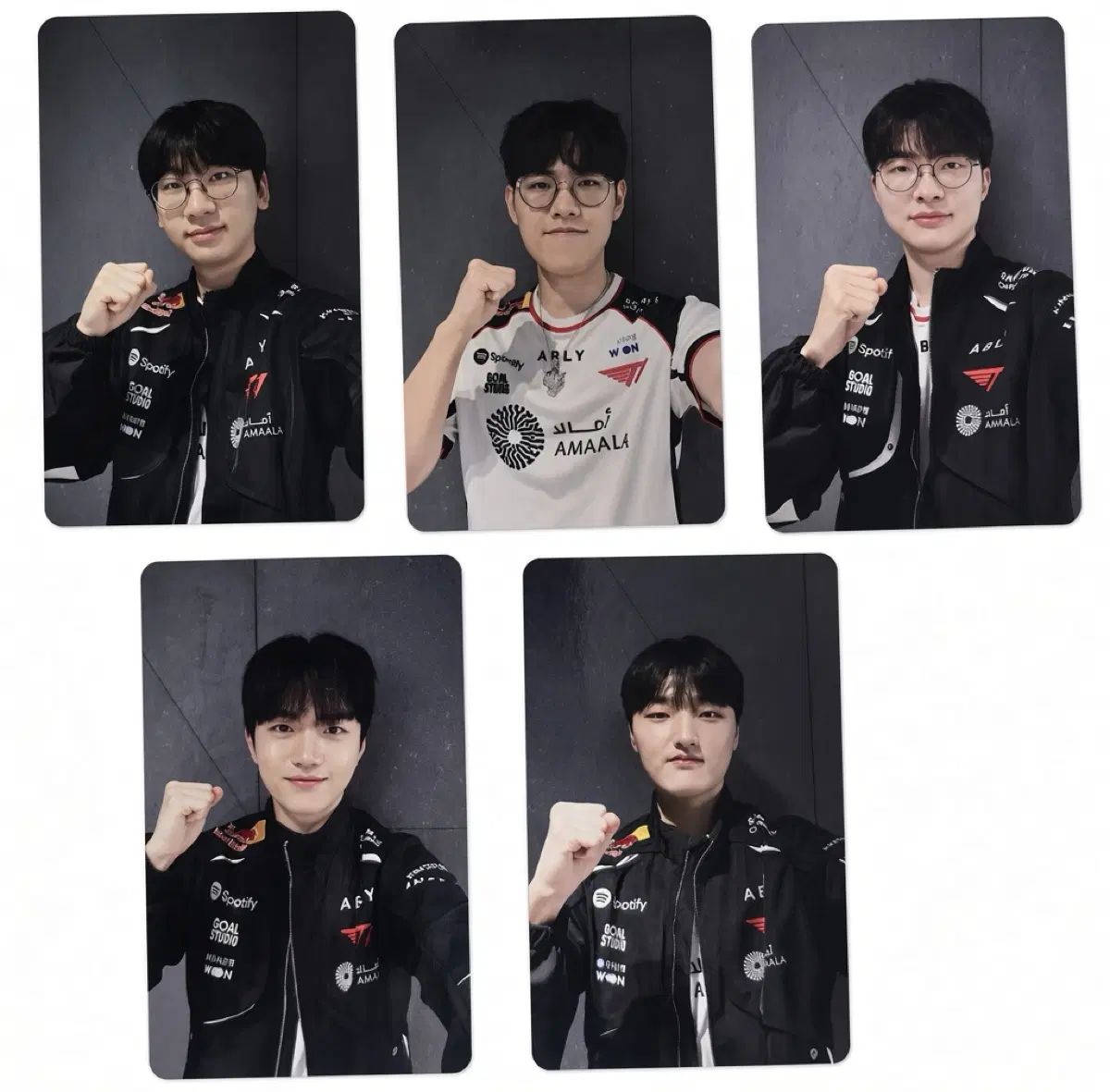 [미개봉] 티원존 포카 5장 멤버십 부스 포토카드 포카 T1 LCK R3 R4 도란 오너 페이커 페이즈 케리아 T1 Doran Oner Faker Peyz Keria