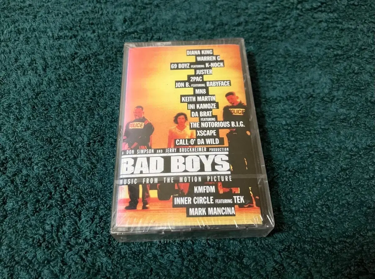 90년대 영화 나쁜 녀석들 1 Bad Boys OST 힙합 R&B 레게 영화음악 국내 라이센스 미개봉 카세트테이프