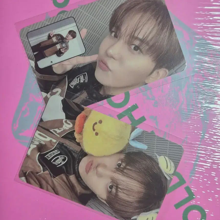 에이티즈 종호 꿀벌+비리얼set